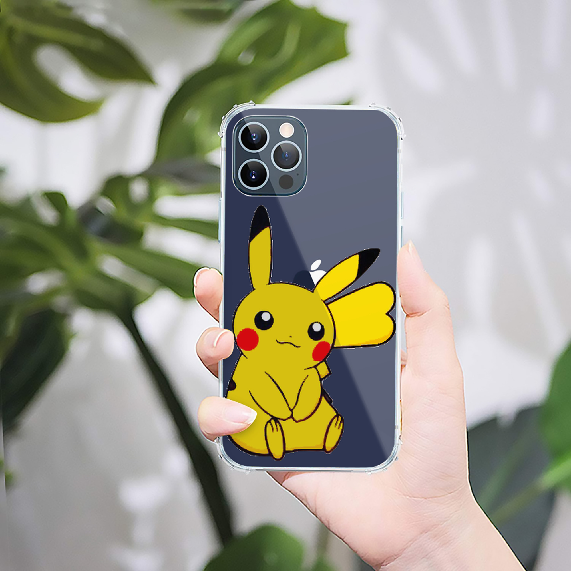 （画像用） ポケットモンスター Pokémon 【iPhone 12シリーズ対応】透明スマホケース（クリアソフトケース）